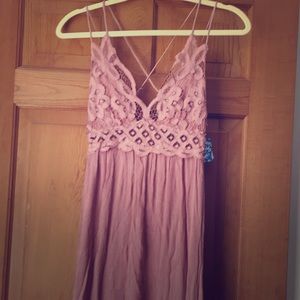 Free people rose dress